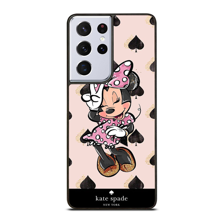 KATE SPADE NEW YORK LOGO MINNIE MOUSE DISNEY Samsung Galaxy S21 Ultra Case Cover