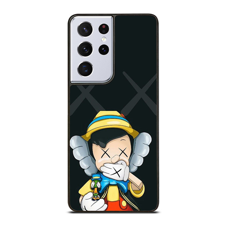 KAWS PINOCCHIO Samsung Galaxy S21 Ultra Case Cover KAWS PINOCCHIO Samsung Galaxy S21 Ultra Case Cover