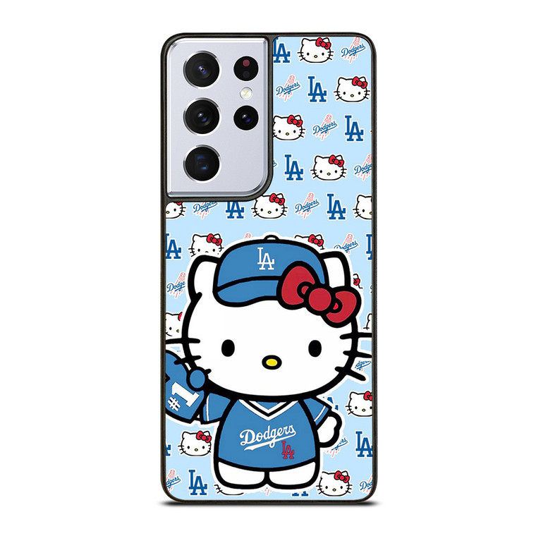 LA DODGERS HELLO KITTY Samsung Galaxy S21 Ultra Case Cover