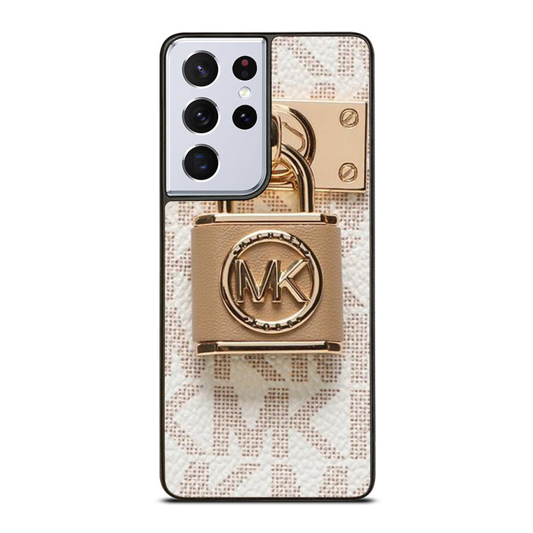 MICHAEL KORS LOGO MK PADLOCK 2 Samsung Galaxy S21 Ultra Case Cover