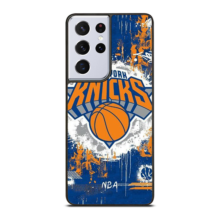 NEW YORK KNICKS BASKETBALL NBA LOGO Samsung Galaxy S21 Ultra Case Cover