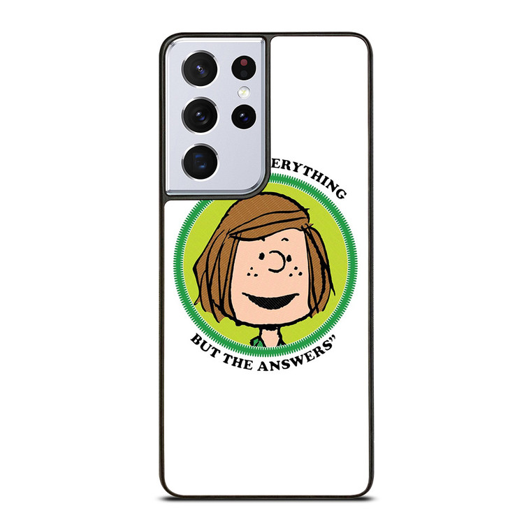 PEPPERMINT PATTY THE PEANUTS Samsung Galaxy S21 Ultra Case Cover