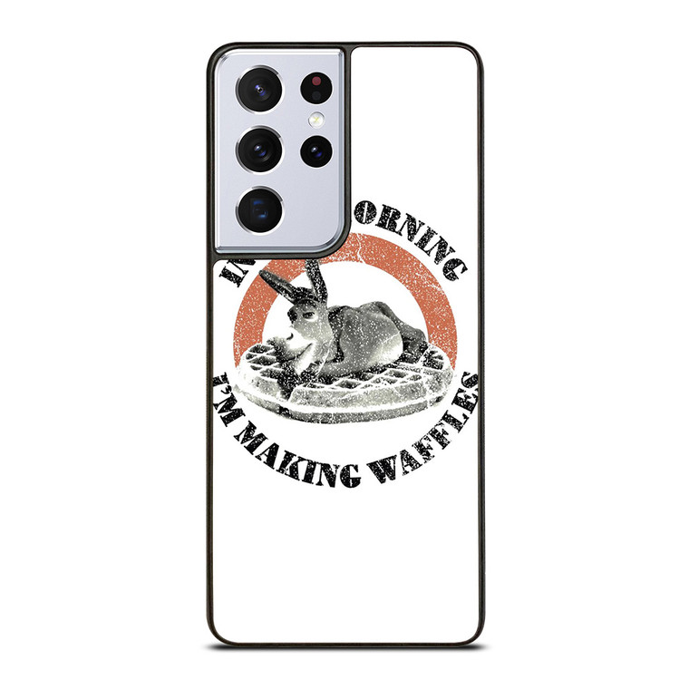 SHREK DONKEY MAKING WAFFLES Samsung Galaxy S21 Ultra Case Cover