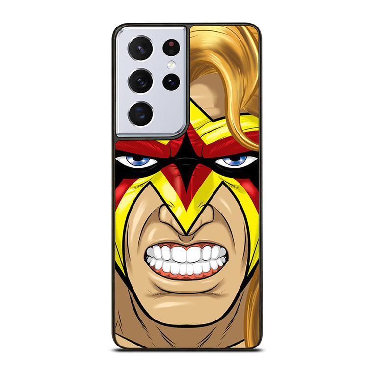ULTIMATE WARRIOR WWE FACE CARTOON Samsung Galaxy S21 Ultra Case Cover