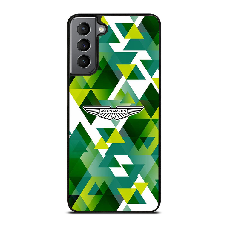 ASTON MARTIN LOGO GREEN TRIANGLE Samsung Galaxy S21 Plus Case Cover