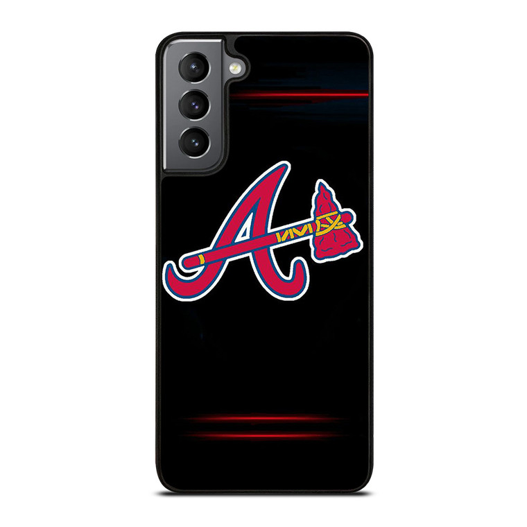 ATLANTA BRAVES ICON BASEBALL TEAM Samsung Galaxy S21 Plus Case Cover ATLANTA BRAVES ICON BASEBALL TEAM Samsung Galaxy S21 Plus Case Cover