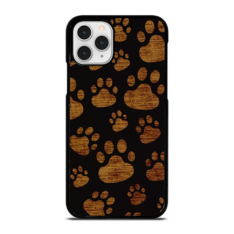 CAT FOOTPRINTS PATTERN iPhone 11 Pro Case Cover
