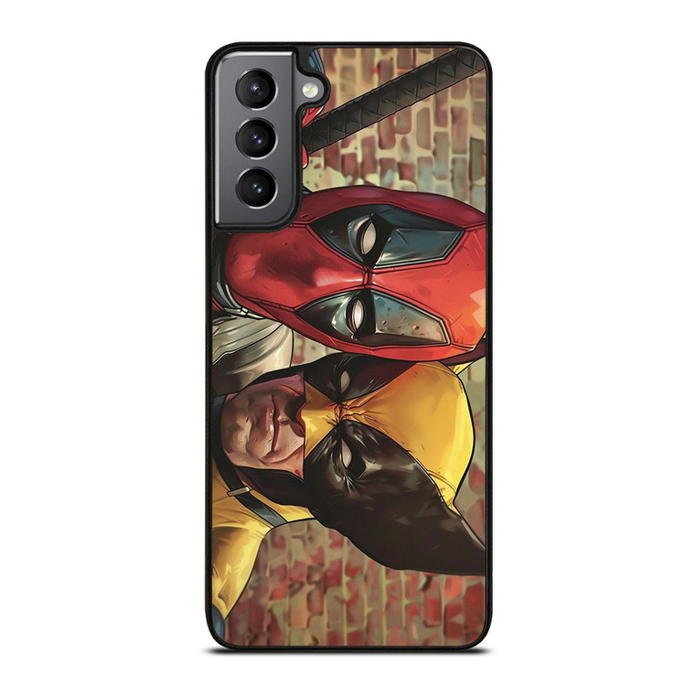 DEADPOOL X WOLVERINE MARVEL COMICS Samsung Galaxy S21 Plus Case Cover