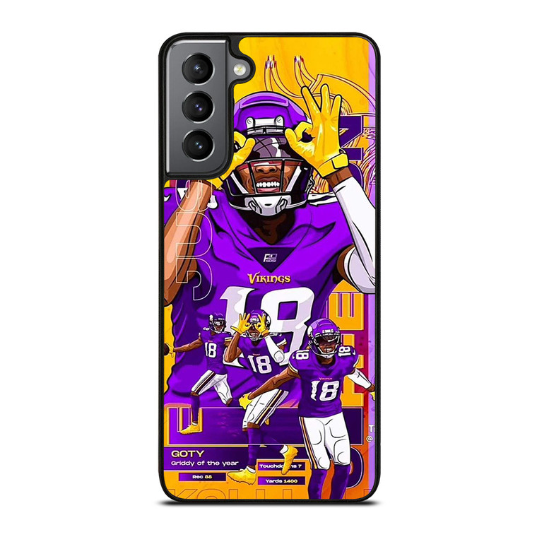 JUSTIN JEFFERSON MINNESOTA VIKINGS NFL Samsung Galaxy S21 Plus Case Cover JUSTIN JEFFERSON MINNESOTA VIKINGS NFL Samsung Galaxy S21 Plus Case Cover