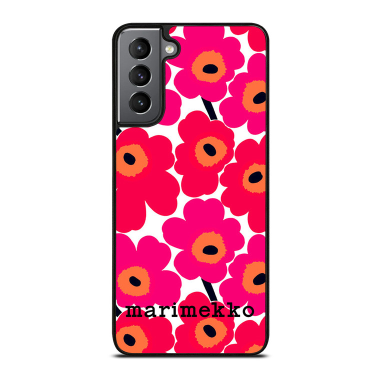 MARIMEKKO UNIKO RED FLOWER Samsung Galaxy S21 Plus Case Cover MARIMEKKO UNIKO RED FLOWER Samsung Galaxy S21 Plus Case Cover
