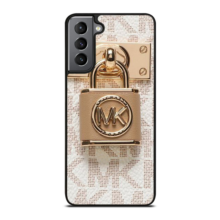 MICHAEL KORS LOGO MK PADLOCK 2 Samsung Galaxy S21 Plus Case Cover