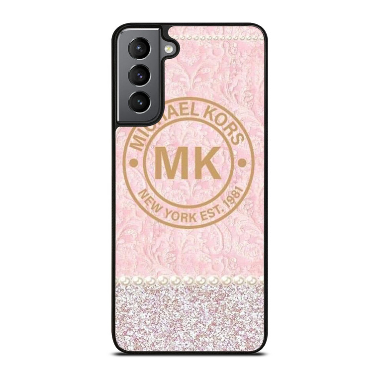 MICHAEL KORS MK LOGO PINK Samsung Galaxy S21 Plus Case Cover