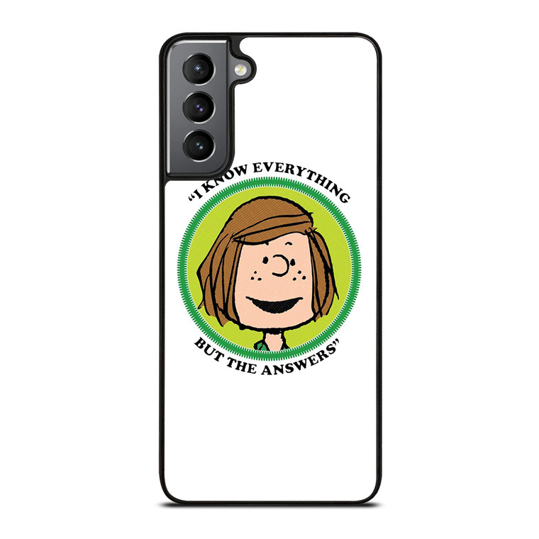 PEPPERMINT PATTY THE PEANUTS Samsung Galaxy S21 Plus Case Cover