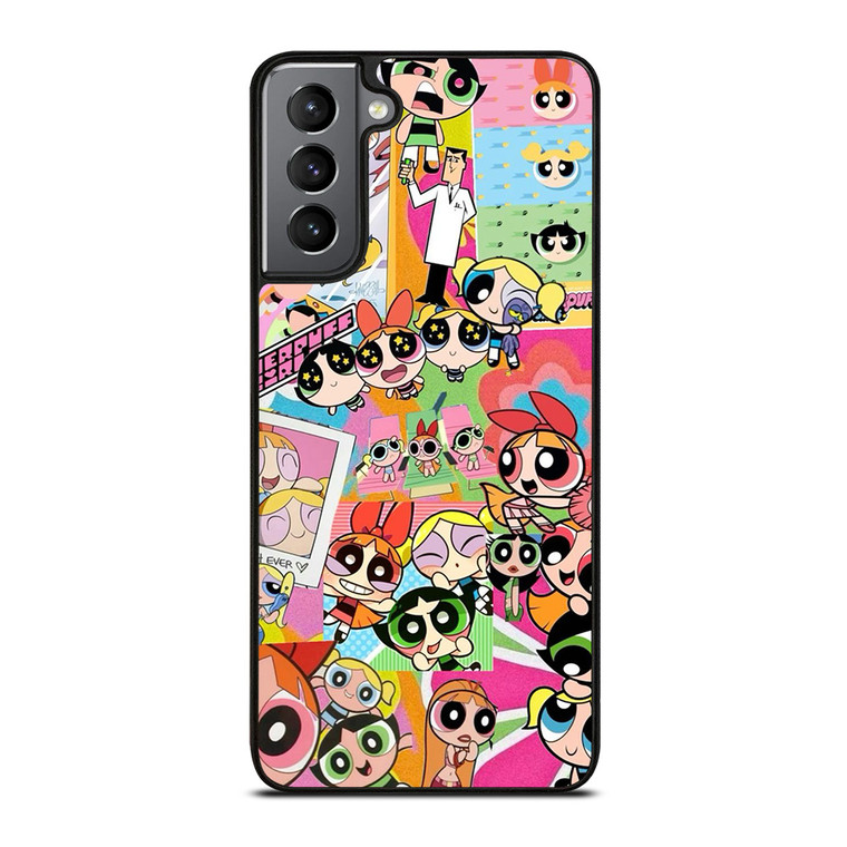POWERPUFF GIRLS CARTOON NETWORK COLLAGE Samsung Galaxy S21 Plus Case Cover
