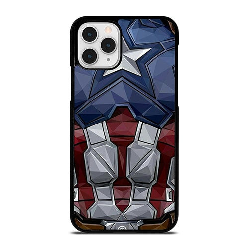 CAPTAIN AMERICA SUIT ARMOR AVENGERS iPhone 11 Pro Case Cover