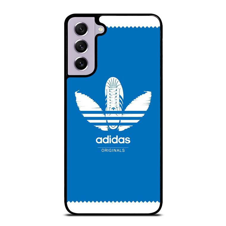 ADIDAS LOGO SHOES BLUE ORIGINALS Samsung Galaxy S21 FE Case Cover
