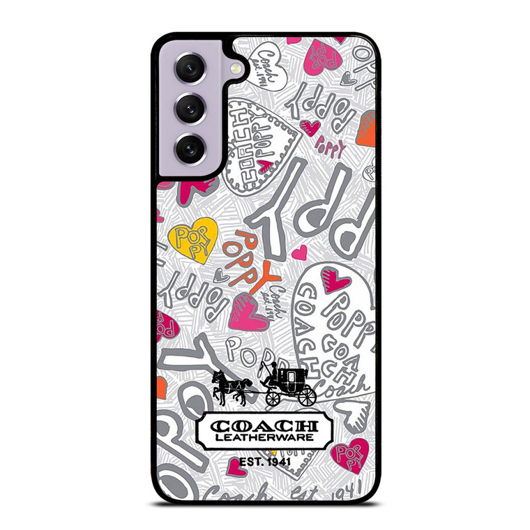 COACH NEW YORK LOGO POPPY COLORFUL Samsung Galaxy S21 FE Case Cover