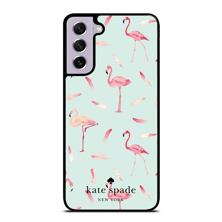 KATE SPADE NEW YORK LOGO FLAMINGOS Samsung Galaxy S21 FE Case Cover
