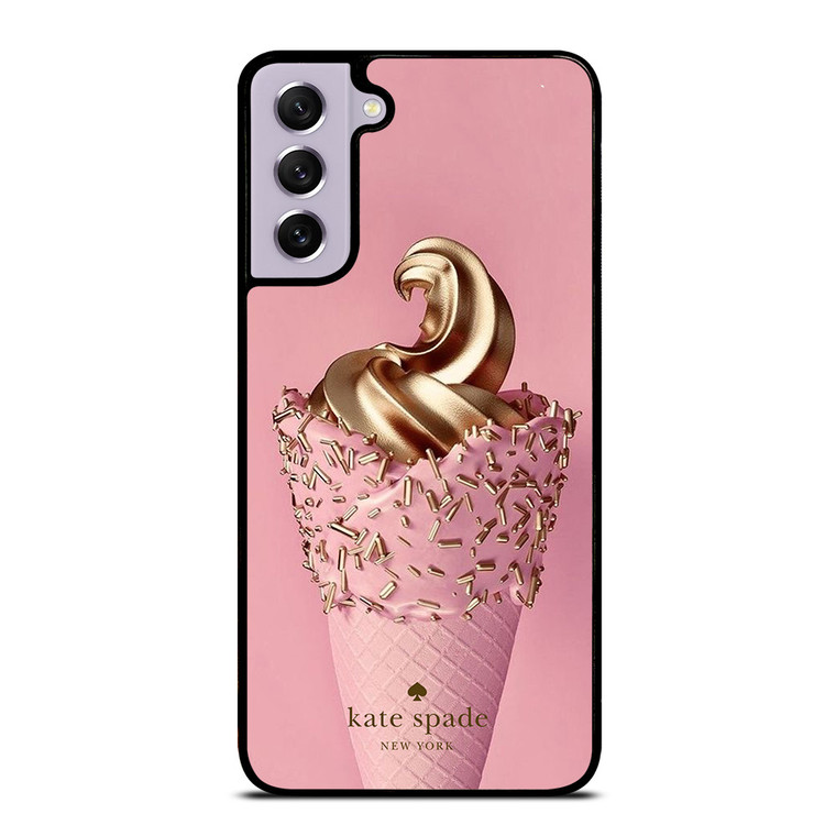 KATE SPADE NEW YORK LOGO GOLDEN ICE CREAM Samsung Galaxy S21 FE Case Cover