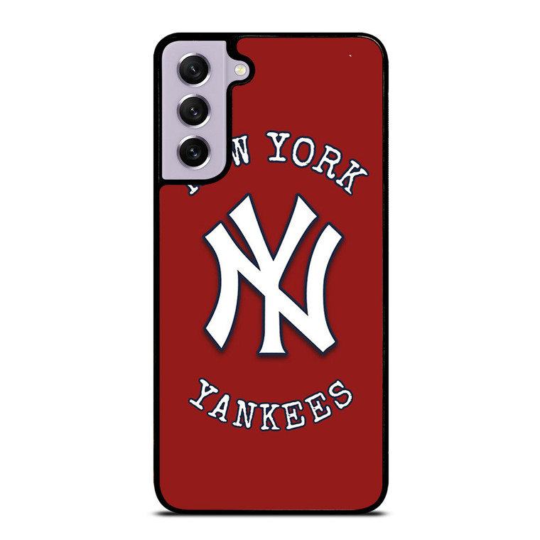 NEW YORK YANKEES BASEBALL LOGO RED Samsung Galaxy S21 FE Case Cover
