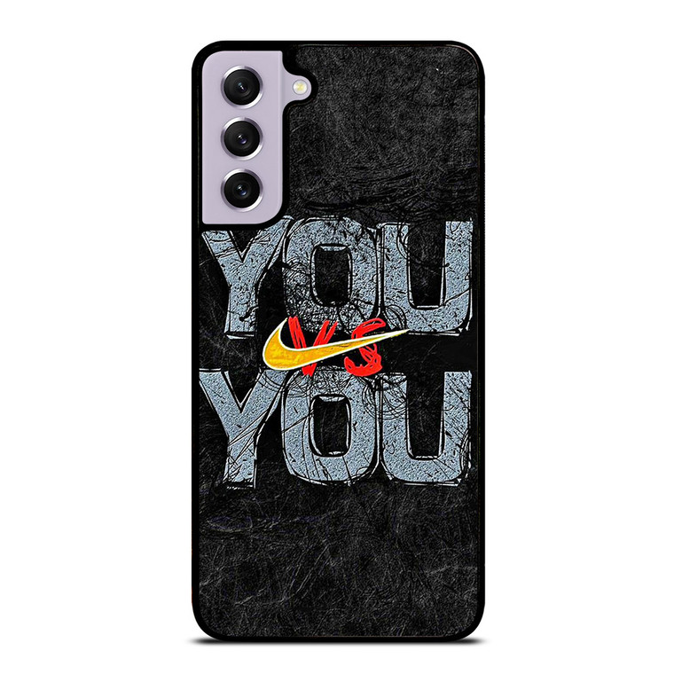 NIKE LOGO YOU VS YOU Samsung Galaxy S21 FE Case Cover NIKE LOGO YOU VS YOU Samsung Galaxy S21 FE Case Cover
