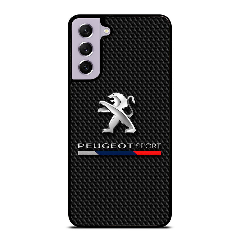 PEUGEOT SPORT CAR CARBON LOGO Samsung Galaxy S21 FE Case Cover