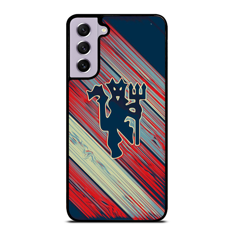 RED DEVILS MANCHESTER UNITED FC FOOTBALL CLUB LOGO Samsung Galaxy S21 FE Case Cover