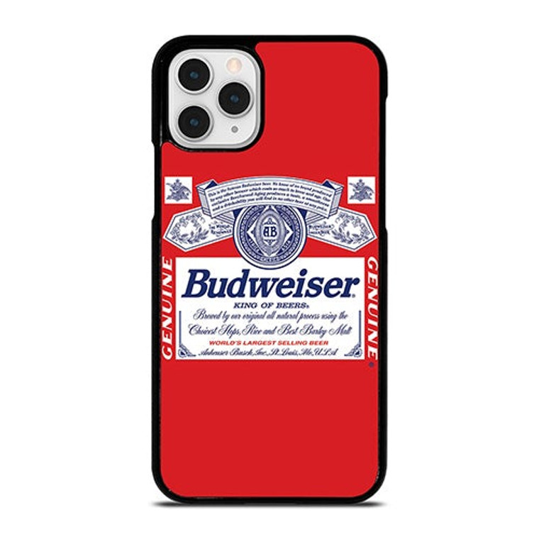 BUDWEISER KING OF BEER EMBLEM iPhone 11 Pro Case Cover