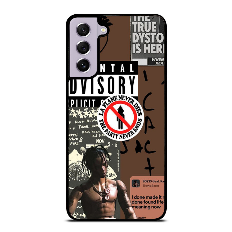 TRAVIS SCOTT RAPPER PARENTAL ADVISORY Samsung Galaxy S21 FE Case Cover TRAVIS SCOTT RAPPER PARENTAL ADVISORY Samsung Galaxy S21 FE Case Cover