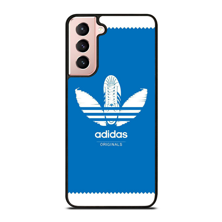 ADIDAS LOGO SHOES BLUE ORIGINALS Samsung Galaxy S21 Case Cover