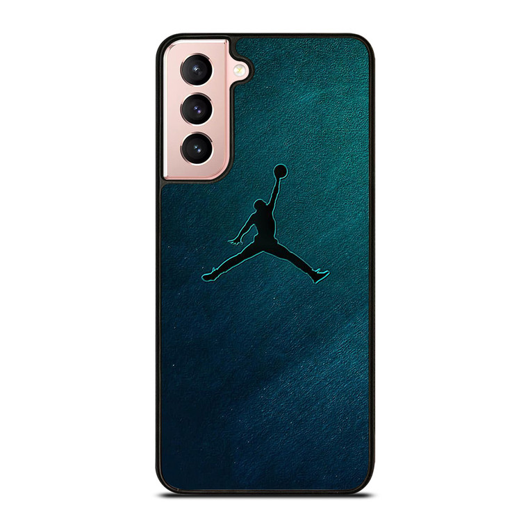 AIR JORDAN LOGO NIKE BLUE Samsung Galaxy S21 Case Cover AIR JORDAN LOGO NIKE BLUE Samsung Galaxy S21 Case Cover