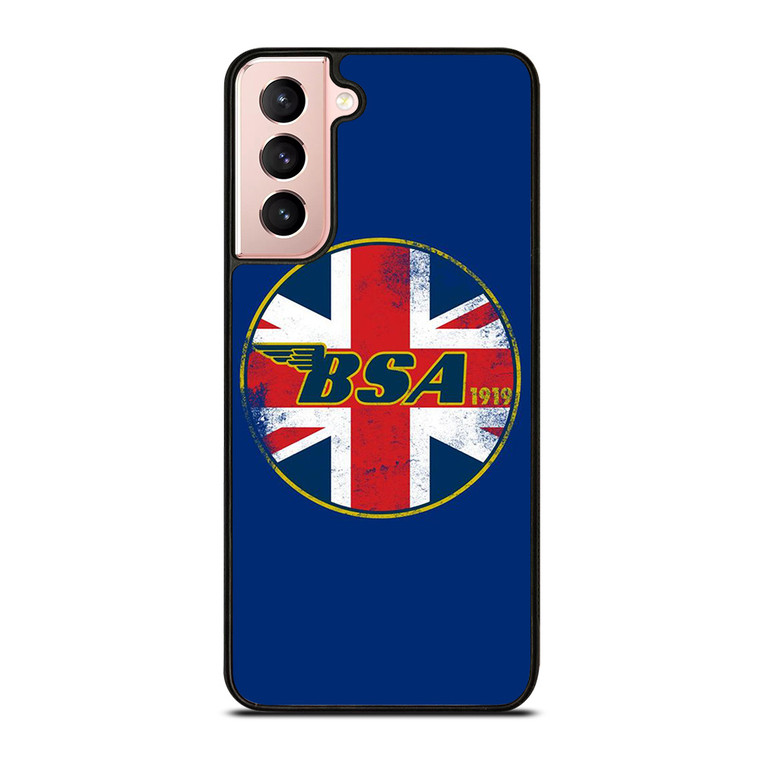 BSA MOTORCYCLE LOGO 1919 UNION JACK Samsung Galaxy S21 Case Cover