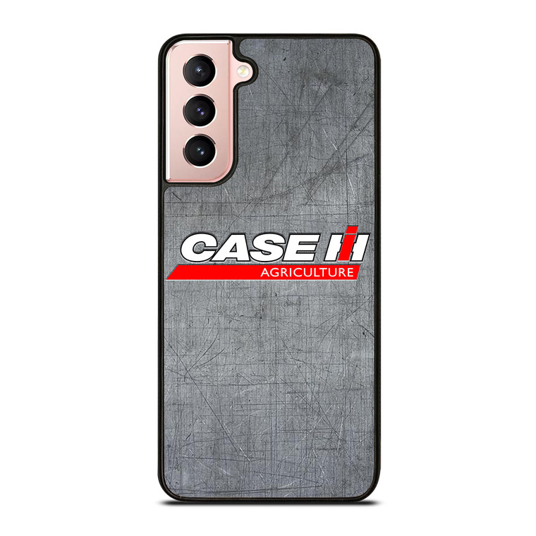 CASE IH ICON AGRICULTURE METAL LOGO Samsung Galaxy S21 Case Cover
