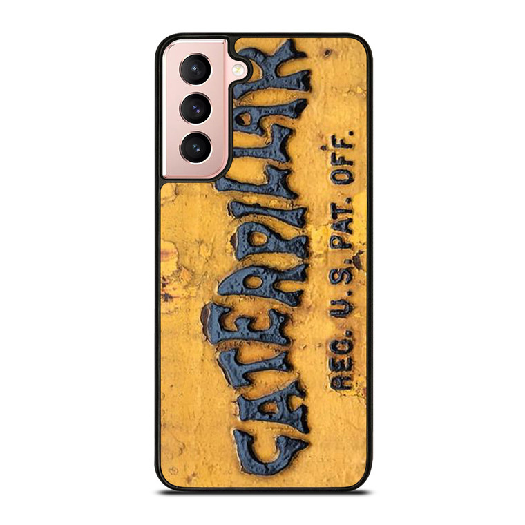 CATERPILLAR TRACTOR LOGO RUSTY EMBLEM Samsung Galaxy S21 Case Cover