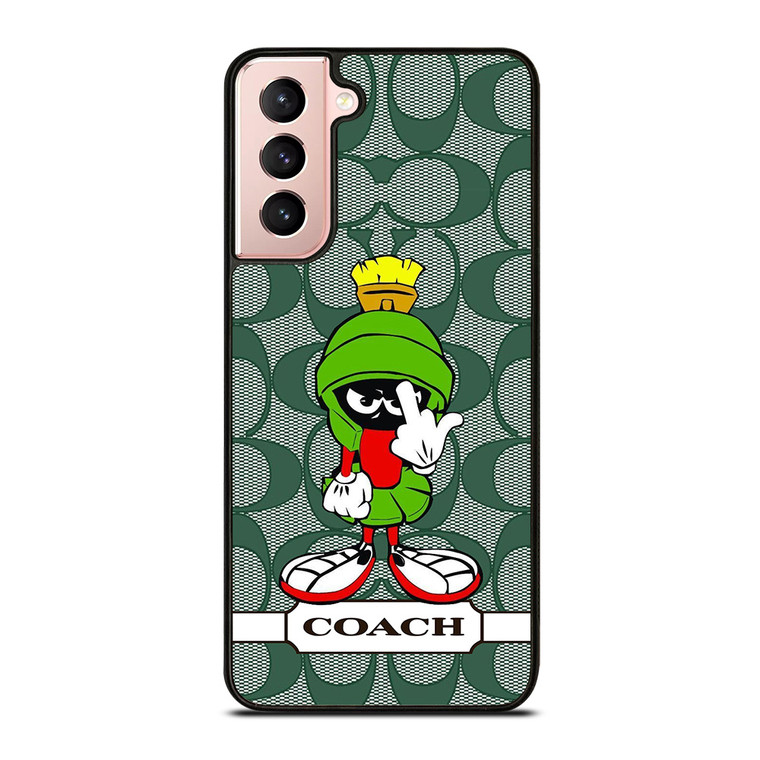 COACH NEW YORK LOGO MARVIN THE MARTIAN Samsung Galaxy S21 Case Cover