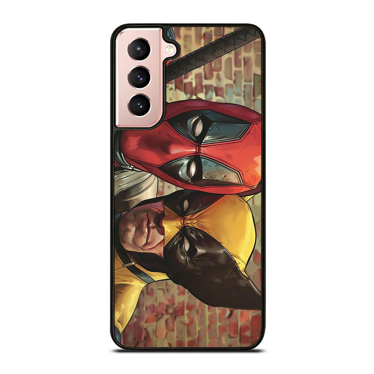 DEADPOOL X WOLVERINE MARVEL COMICS Samsung Galaxy S21 Case Cover