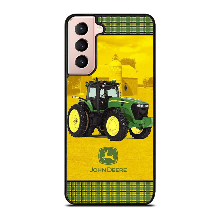 JOHN DEERE TRACTOR COMPANY LOGO Samsung Galaxy S21 Case Cover JOHN DEERE TRACTOR COMPANY LOGO Samsung Galaxy S21 Case Cover