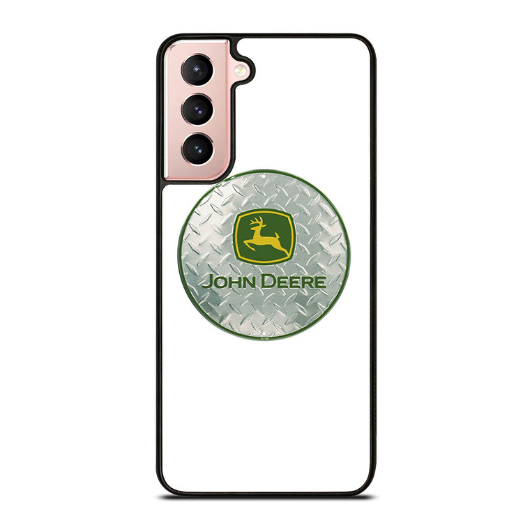 JOHN DEERE TRACTOR METAL LOGO Samsung Galaxy S21 Case Cover JOHN DEERE TRACTOR METAL LOGO Samsung Galaxy S21 Case Cover