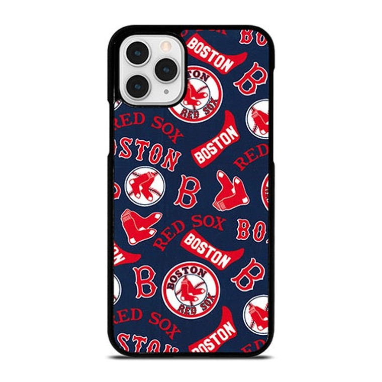 BOSTON RED SOX BASEBALL PATTERN iPhone 11 Pro Case Cover