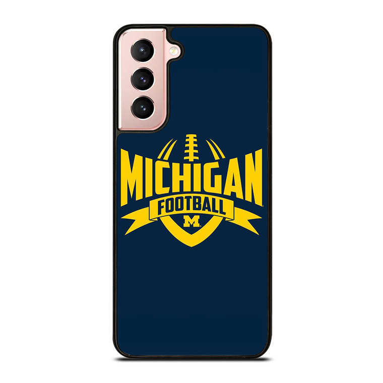 MICHIGAN WOLVERINES LOGO UNIVERSITY FOOTBALL ICON Samsung Galaxy S21 Case Cover