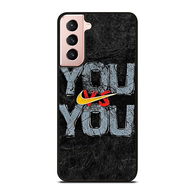 NIKE LOGO YOU VS YOU Samsung Galaxy S21 Case Cover NIKE LOGO YOU VS YOU Samsung Galaxy S21 Case Cover