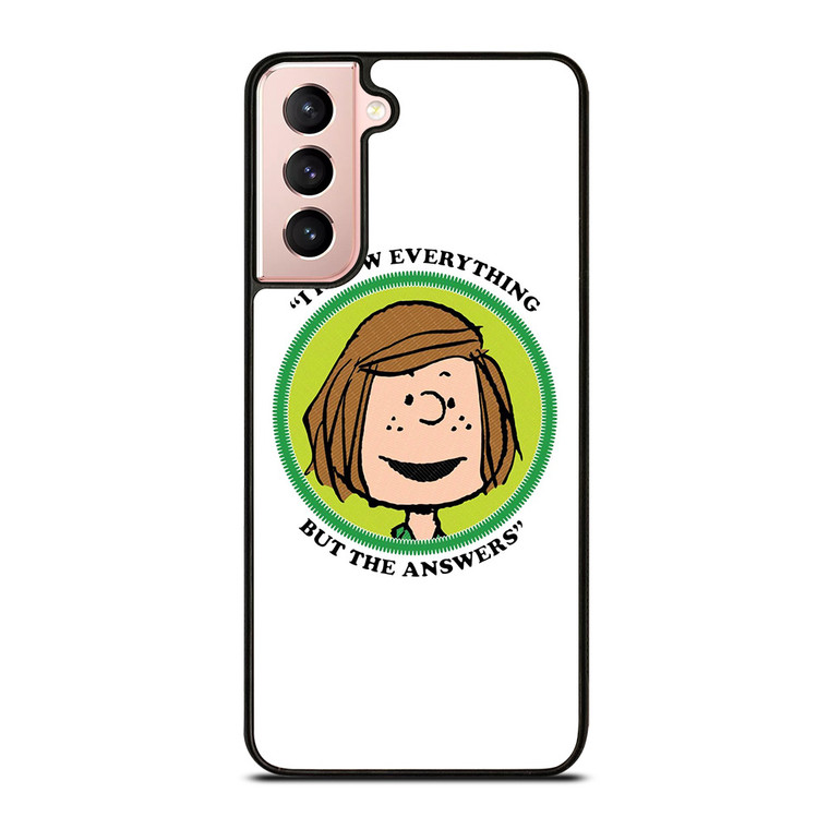 PEPPERMINT PATTY THE PEANUTS Samsung Galaxy S21 Case Cover