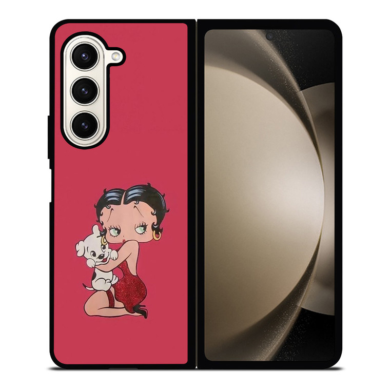 BETTY BOOP AND PUDGY CARTOON Samsung Galaxy Z Fold 5 Case Cover