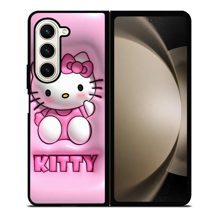 CUTE PINK HELLO KITTY Samsung Galaxy Z Fold 5 Case Cover