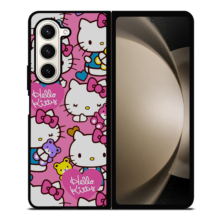 HELLO KITTY PINK Samsung Galaxy Z Fold 5 Case Cover