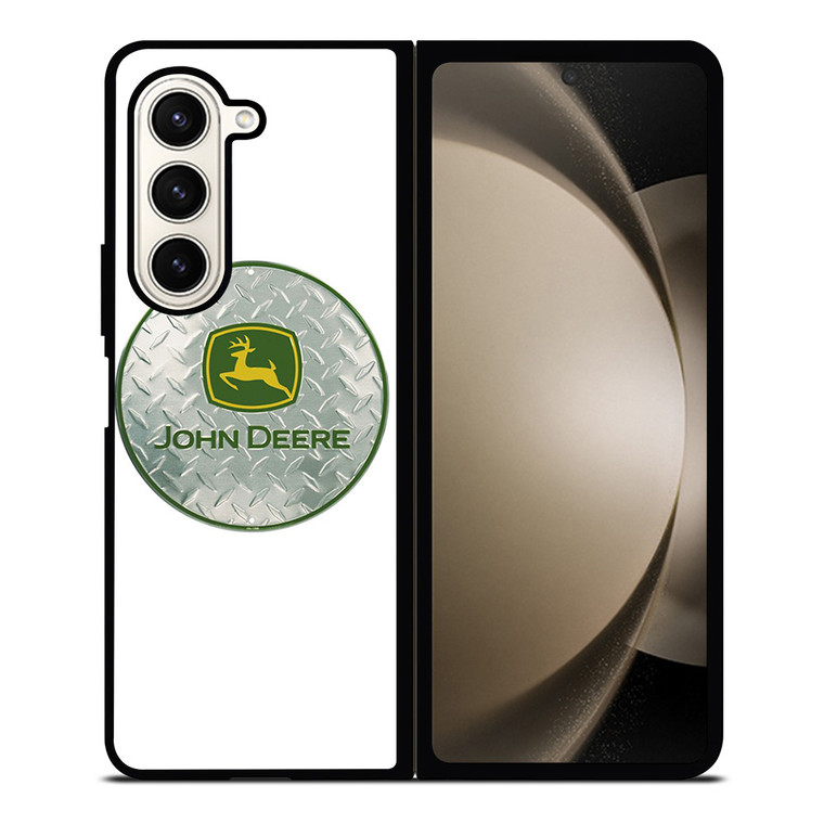 JOHN DEERE TRACTOR METAL LOGO Samsung Galaxy Z Fold 5 Case Cover
