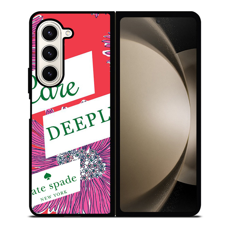 KATE SPADE NEW YORK CARE DEEPLY Samsung Galaxy Z Fold 5 Case Cover