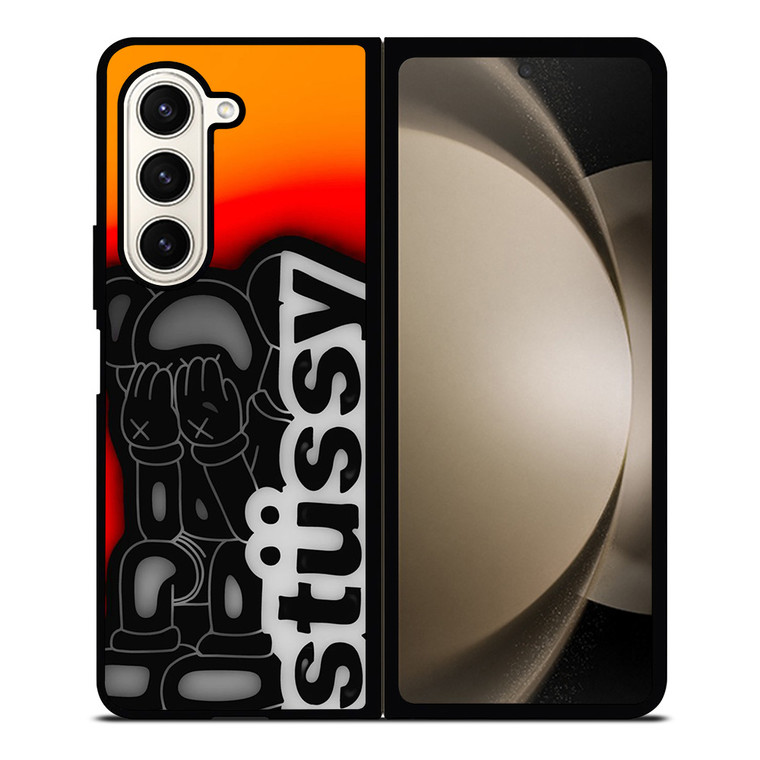 KAWS STUSSY Samsung Galaxy Z Fold 5 Case Cover