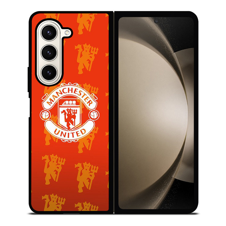 MANCHESTER UNITED FC LOGO RED DEVILS Samsung Galaxy Z Fold 5 Case Cover