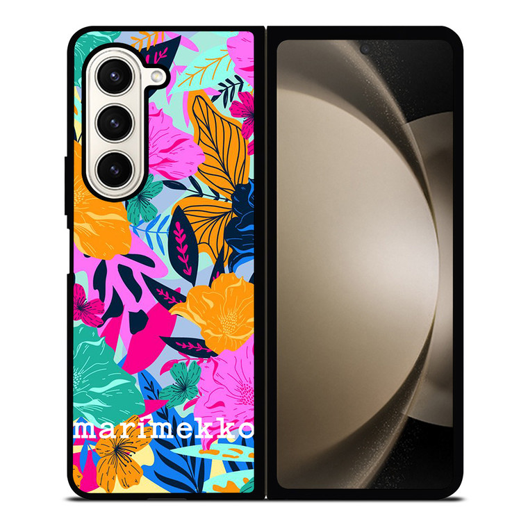 MARIMEKKO FLOWER COLORFUL PATTERN Samsung Galaxy Z Fold 5 Case Cover